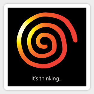 It's Thinking Sticker